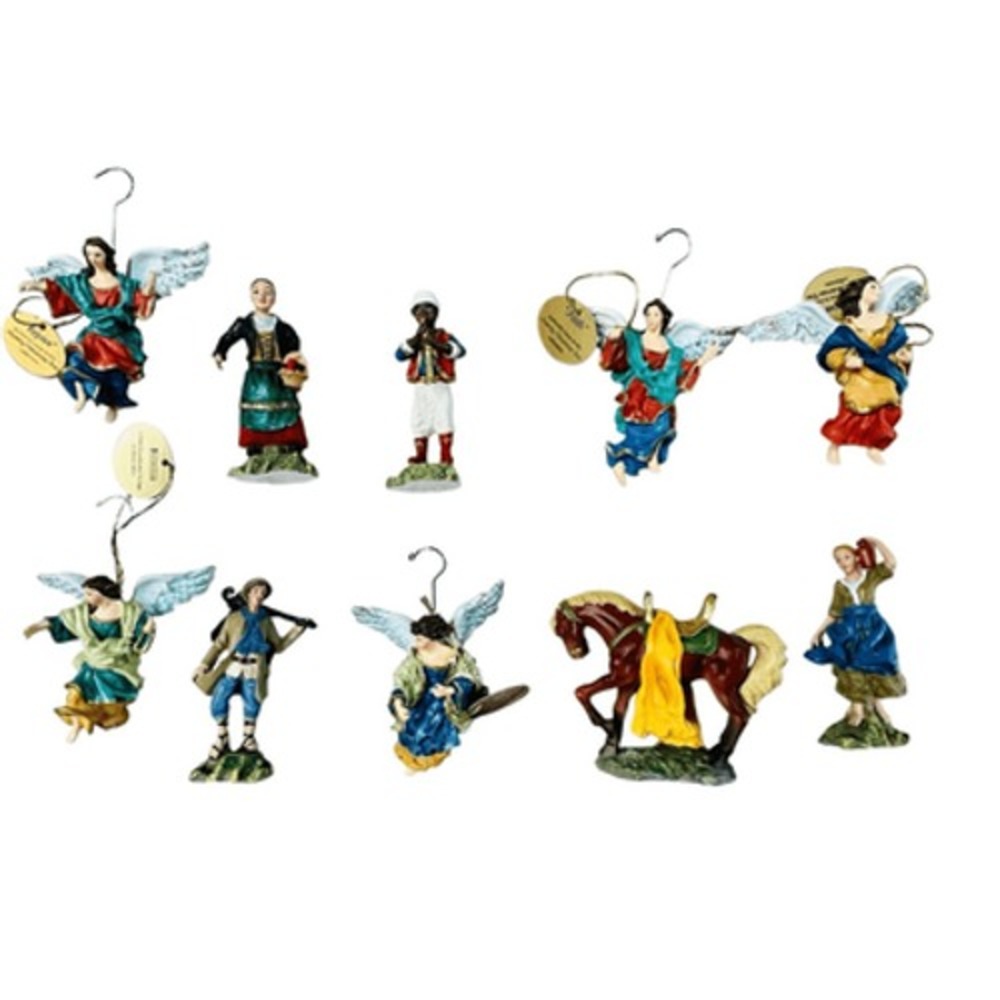 Hawthorne Village Miniature Christmas Ornaments‎ Nativity Figurine Set A7606